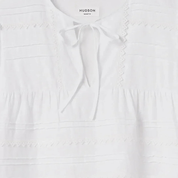 Puff-Sleeve A-Line Mini Dress NWT - Picture 5 of 5